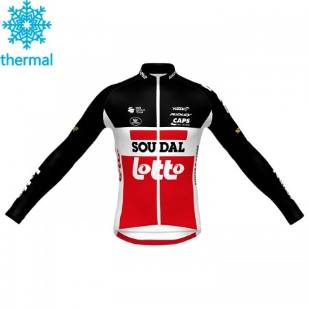 Maillot vélo 2020 Lotto Soudal Hiver Thermal Fleece N001